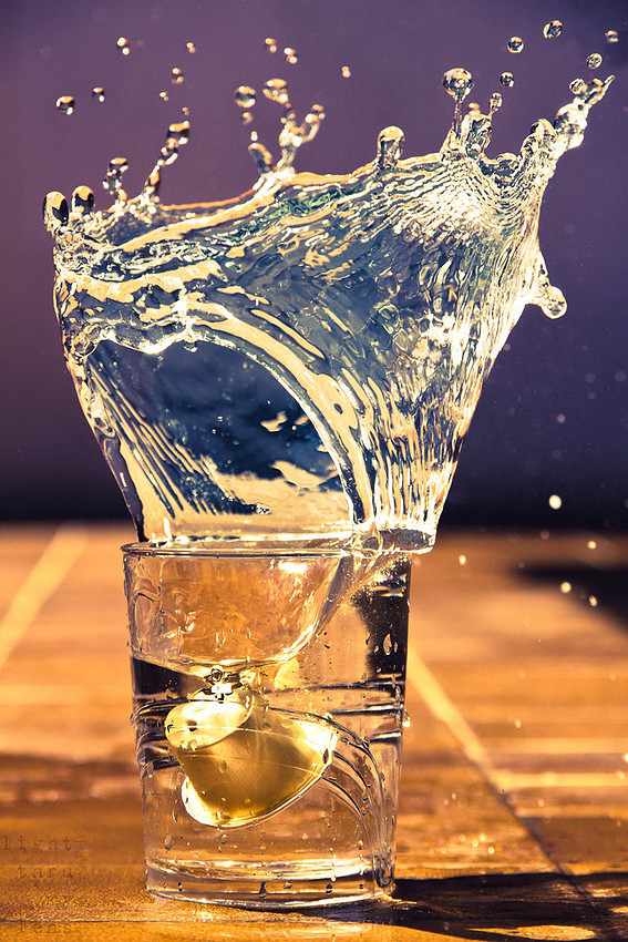 water&amp;nespresso splash under the sun